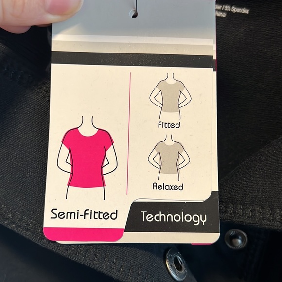 NWT Ryka Snap Pullover French Terry Sweatshirt w/Pockets & Thumbholes, XS - Picture 6 of 10